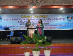 Hadiri Pesta Bona Taon PTS, Bupati Tapanuli Utara Harapkan Sinergitas Seluruh Elemen