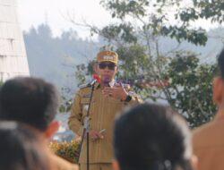 ‎Bupati Taput Pimpin Apel Gabungan, Tekankan Kesiapsiagaan dan Perencanaan Terintegrasi