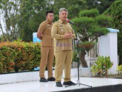 ‎Pimpin Apel Gabungan, Wakil Bupati Tapanuli Utara Ingatkan Disiplin dan Perencanaan Pembangunan Berkualitas