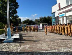 ‎Bupati Tapanuli Utara Pimpin Apel Gabungan, Tekankan Integritas dan Kesiapsiagaan Menghadapi Libur Panjang