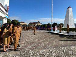 ‎Bupati Tapanuli Utara Pimpin Apel Gabungan, Tekankan Integritas dan Kesiapsiagaan Menghadapi Libur Panjang