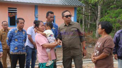 ‎Akselerasi Pemulihan Pascabencana: Bupati Taput Tinjau Huntara Sibalanga dan Siapkan Lahan Huntap di Pagaran Lambung I