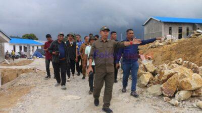 Pembangunan Huntap di Dolok NTinjauauli, Bupati Jonius Taripar Tekankan Akurasi Data Penerima dan Sinergi Infrastruktur