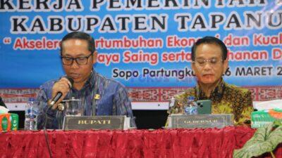 ‎Bupati Tapanuli Utara Tekankan Akselerasi Pertumbuhan Ekonomi dan Penguatan SDM ‎