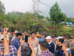 ‎Bupati Tapanuli Utara sambut Kunker Menteri PKP dan Mendagri Tinjau Progress Pembangunan Huntap