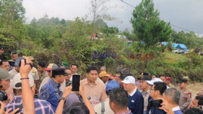 ‎Bupati Tapanuli Utara sambut Kunker Menteri PKP dan Mendagri Tinjau Progress Pembangunan Huntap