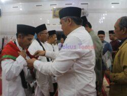 ‎Pemkab Tapanuli Utara Lepas Keberangkatan 7 Calon Haji, Harapkan Kembali Tetap Sehat