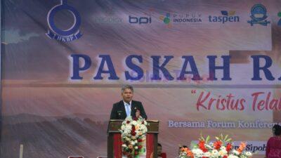 ‎Pemkab Taput Ajak HKBP Sinergi Bangun Generasi Brilian dan Kembangkan Wisata Rohani Salib Kasih
