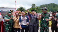 Pangdam I-BB bersama Bupati Tapanuli Utara Resmikan Jembatan Siualuompu, Bukti Kolaborasi Pemerintah-TNI