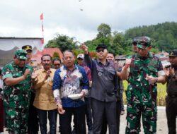 Pangdam I-BB bersama Bupati Tapanuli Utara Resmikan Jembatan Siualuompu, Bukti Kolaborasi Pemerintah-TNI