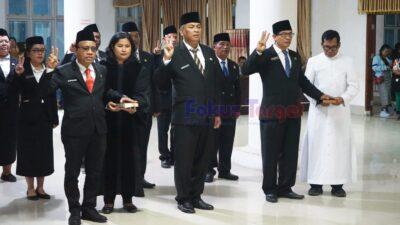 ‎Pemkab Tapanuli Utara Lantik 17 Pejabat Administrator Dilantik Perkuat Kinerja Perangkat Daerah.