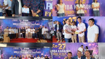 HUT ke-27 SPBRI, BRI BO Tarutung Gelar Lomba Karaoke Trio