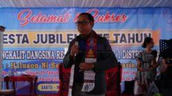 Bupati Taput : “Gereja memiliki peran strategis sebagai mitra Pemerintah dalam Membangun Tapanuli Utara yang Semakin Sejahtera”