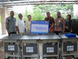 BRI Cabang Tarutung Bantu Fasilitas Belajar SMA Unggul DEL